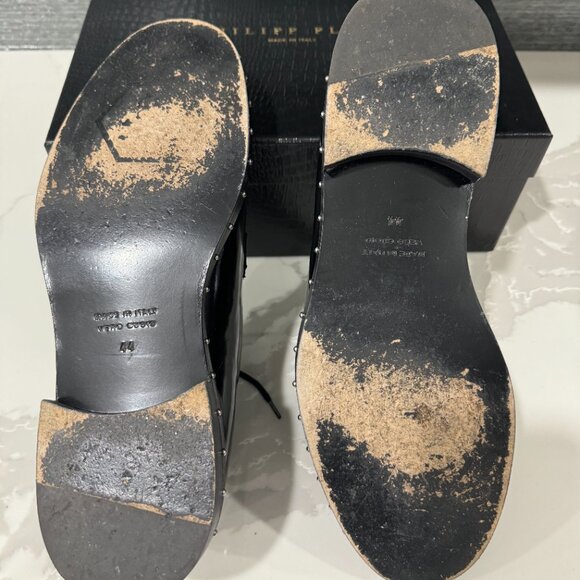 Philipp Plein Leather Lace Up Shoes, Size EU 44/ US 11 main image 16